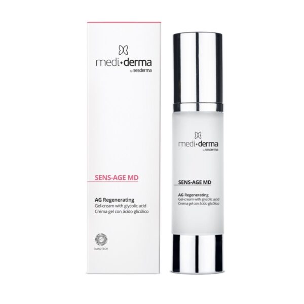 MEDIDERMA SENS-AGE MD AG REGENERATING GEL WITH GLYCOLIC ACID 50ml
