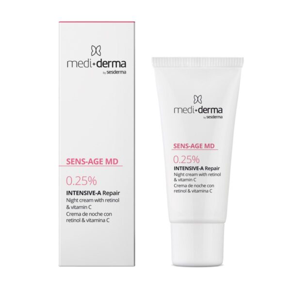MEDIDERMA SENS-AGE MD INTENSIVE-A REPAIR 0.25% FACIAL CREAM WITH RETINOL&VITC 30ml