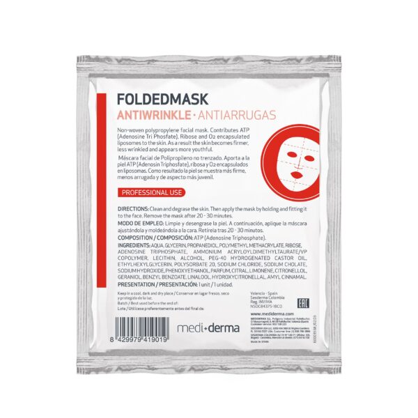 MEDIDERMA FOLDED MASK ANTIWRINKLE 1 UNIT