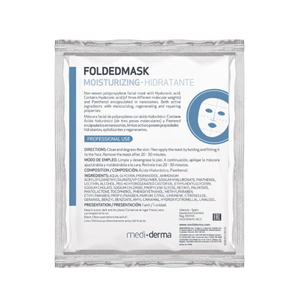 MEDIDERMA FOLDED MASK MOISTURIZER 1 UNIT